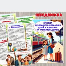 Вспоминаем правила безопасного поведения детей и взрослых на железной дороге ()