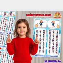 Нейротренажер для развития межполушарного взаимодействия «Пройди двумя руками»  (нейротренажер)