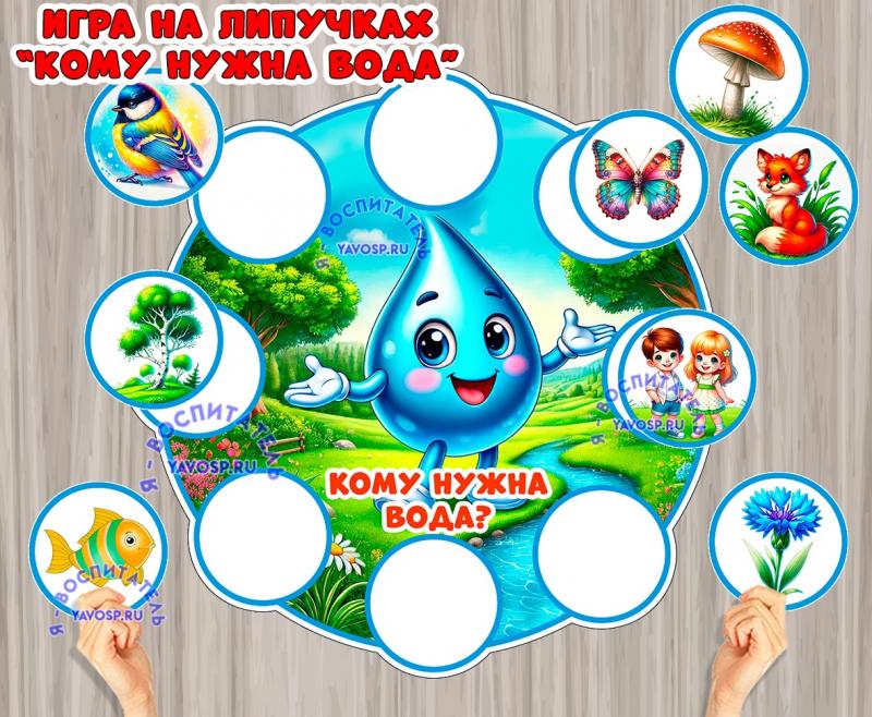 Игра "Кому нужна вода" ()