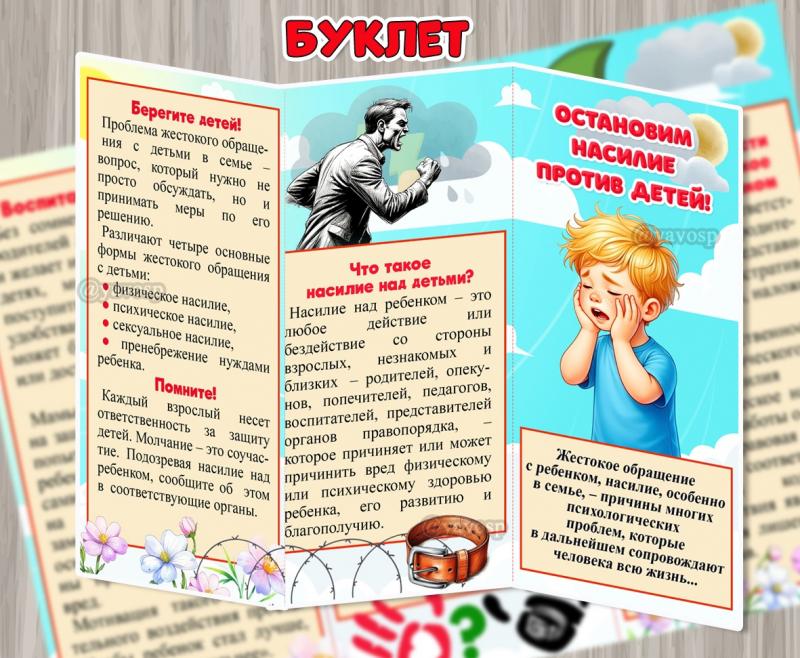 Буклет «Остановим насилие против детей!» ()