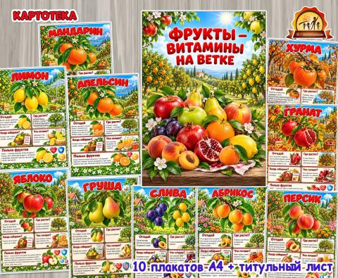 Фрукты – витамины на ветке (фрукты)