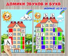 Домики звуков и букв ()