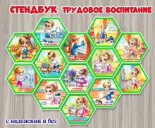 Стендбук по трудовому воспитанию «Как мы дома помогаем» ()