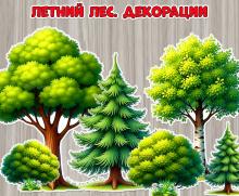 Декорации «Летний лес».  ()