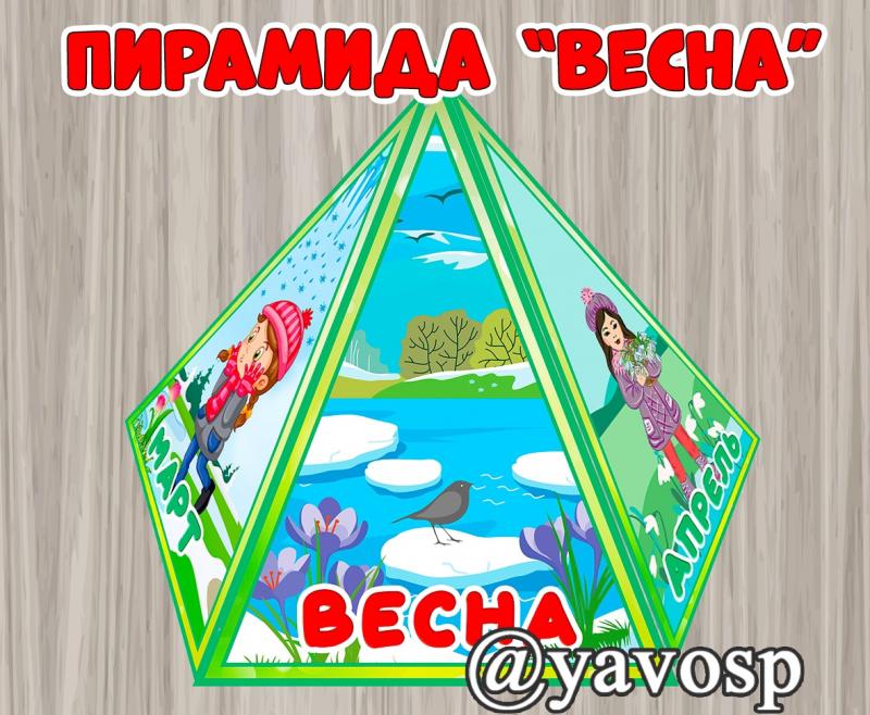 Пирамида "Весенние месяцы"
