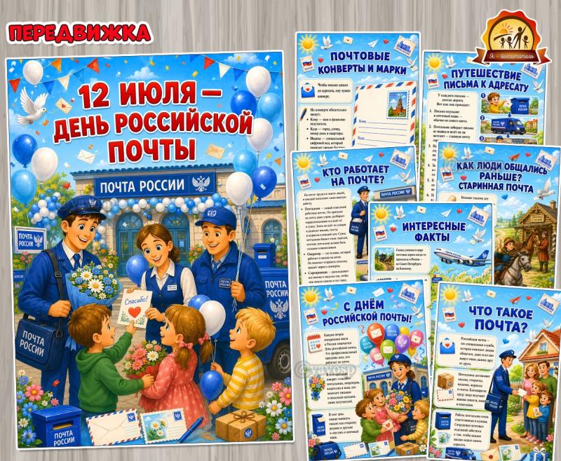12 июля – День российской почты (8 июля, день российской науки)