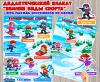 Плакат - игра "Зимние виды спорта" (зимние виды спорта, игра, плакат, виды театра, Дидактическая игра)