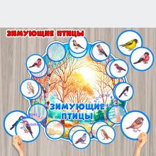 Игра на липучках "Зимующие птицы" ()