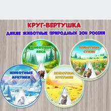 Дидактическая игра «Дикие животные природных зон России» 