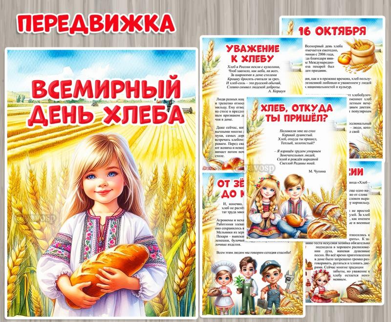 Папка-передвижка "Всемирный День хлеба" ()