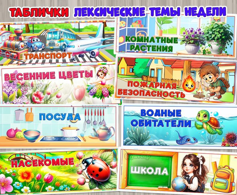 Лексические темы недели ()