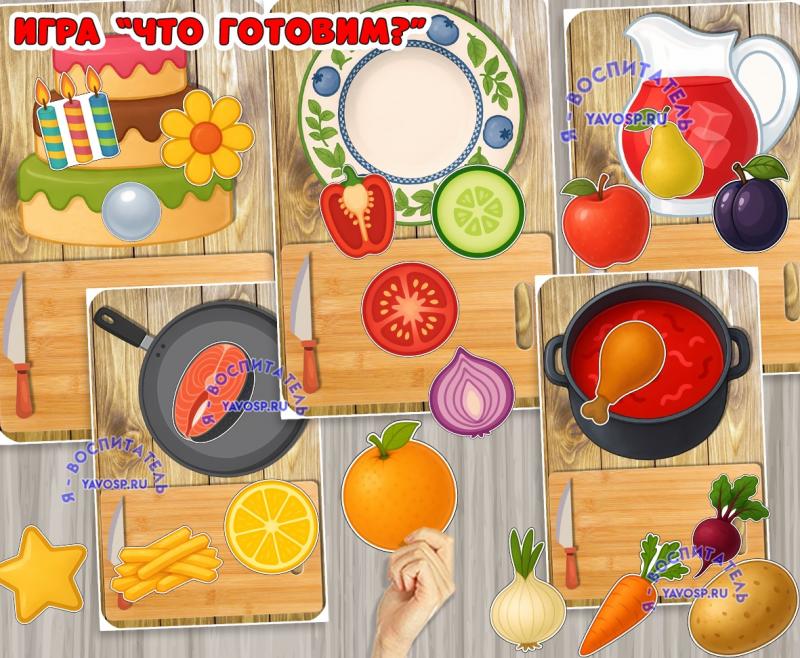 Дидактическая игра "Что готовим?" ()