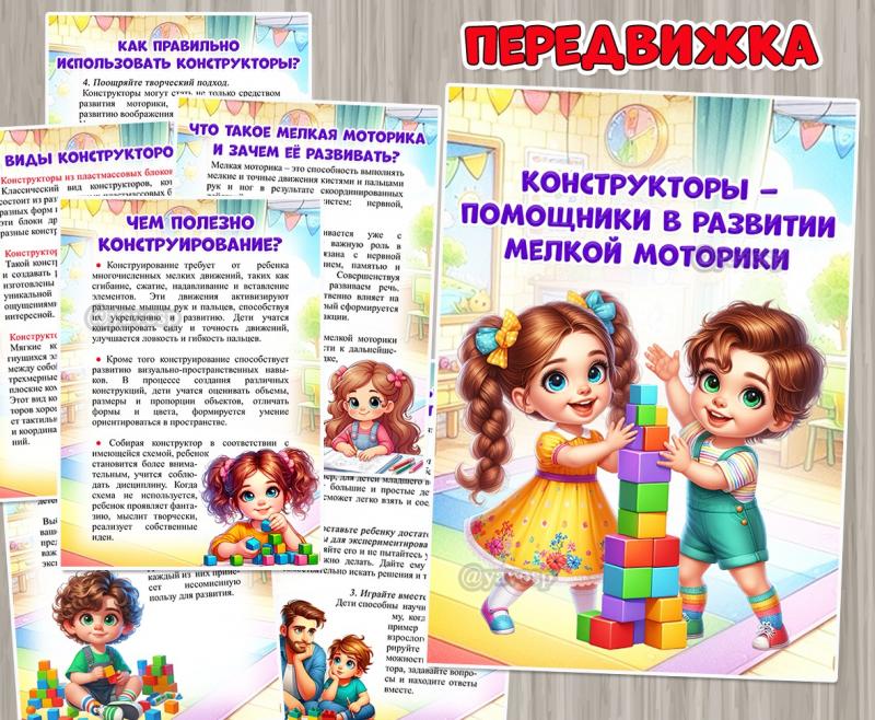 Конструкторы – помощники в развитии мелкой моторики ()