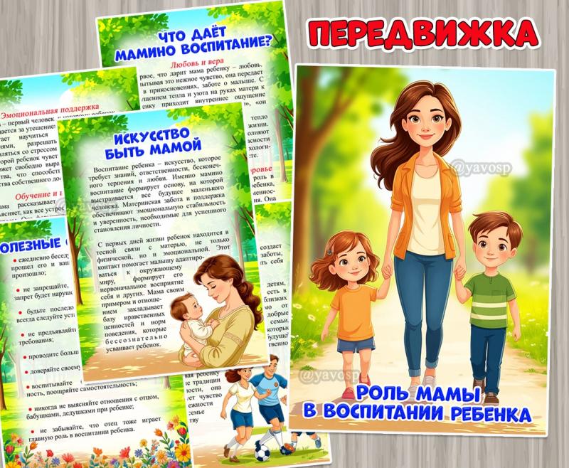 Роль мамы в воспитании ребенка ()
