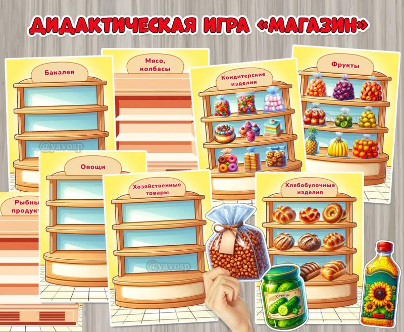 Дидактическая игра «Магазин» ()