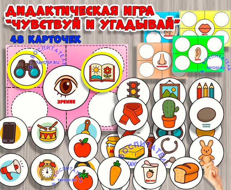 Игра - лото "Органы чувств" ()