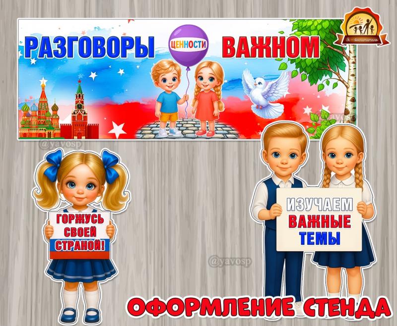 Оформление стенда «Разговоры о важном»  ()