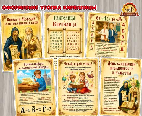 Оформление уголка кириллицы Оформление уголка кириллицы (оформление, оформление окна)