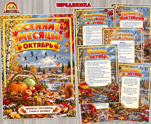 Осенние месяцы. Октябрь Осенние месяцы. Октябрь (месяцы, октябрь)
