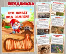 Кто живет под землей? ()