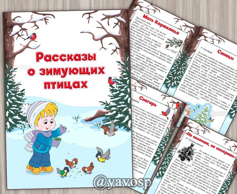 Рассказы о зимующих птицах. ()