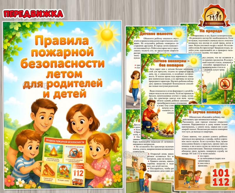 Правила пожарной безопасности летом для родителей и детей Правила пожарной безопасности летом для родителей и детей (правила, День пожарной охраны России, центр безопасности)
