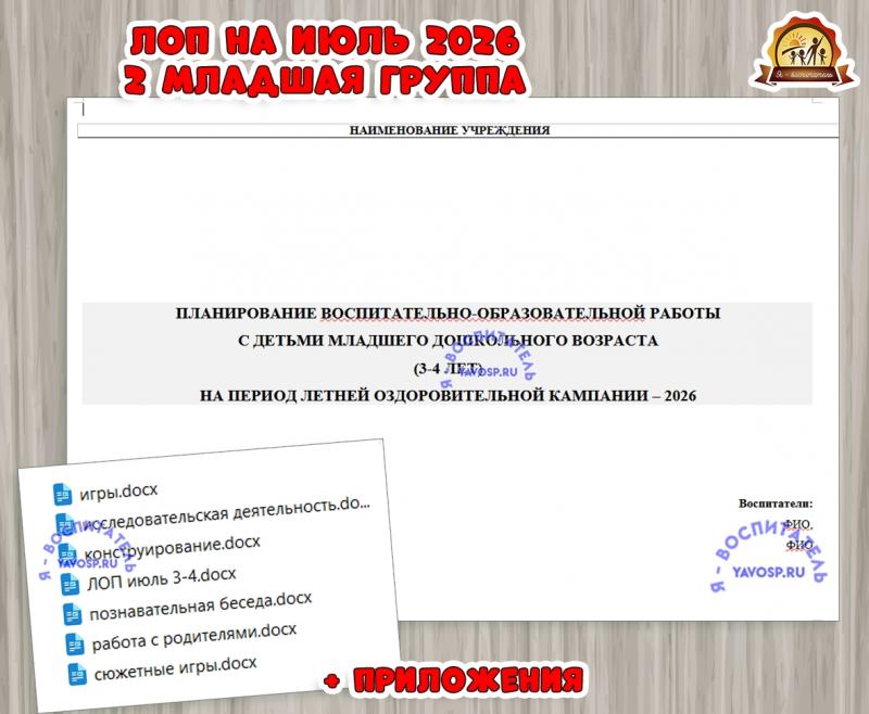 Планирование на летний оздоровительный период - ЛОП Планирование на летний оздоровительный период - ЛОП (ЛОП)
