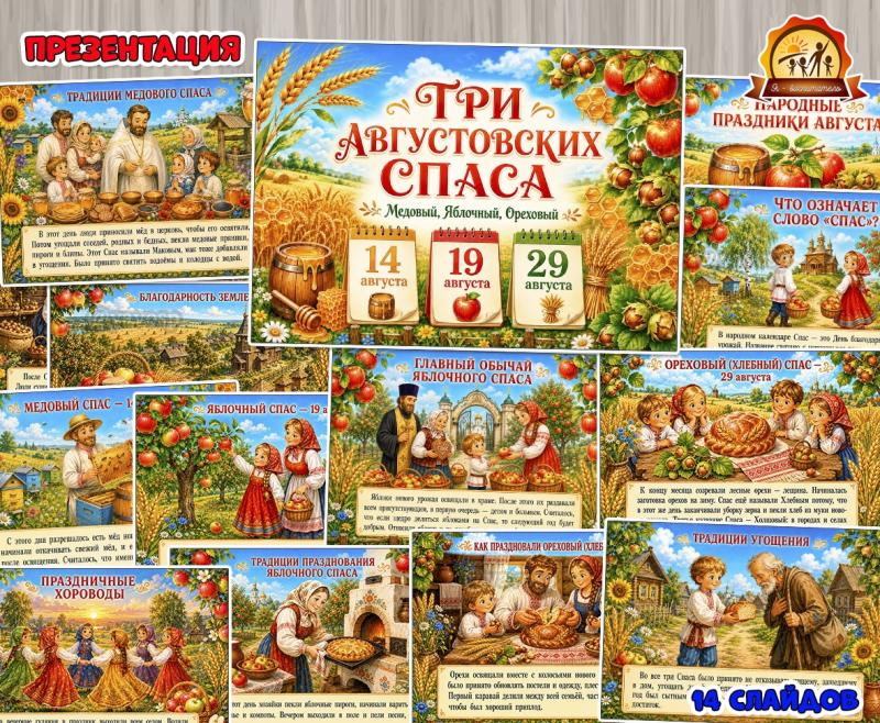 Презентация «Три августовских Спаса» Презентация «Три августовских Спаса» (презентация)