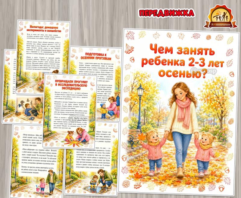 Чем занять ребенка 2-3 лет осенью? Чем занять ребенка 2-3 лет осенью? ()