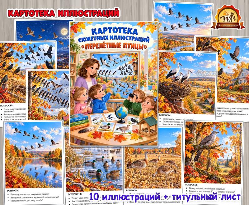 Картотека сюжетных иллюстраций «Перелетные птицы» Картотека сюжетных иллюстраций «Перелетные птицы» (перелетные птицы, картотека, птицы, зимующие птицы)