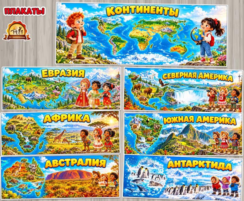 Континенты Земли Континенты Земли (день Земли)