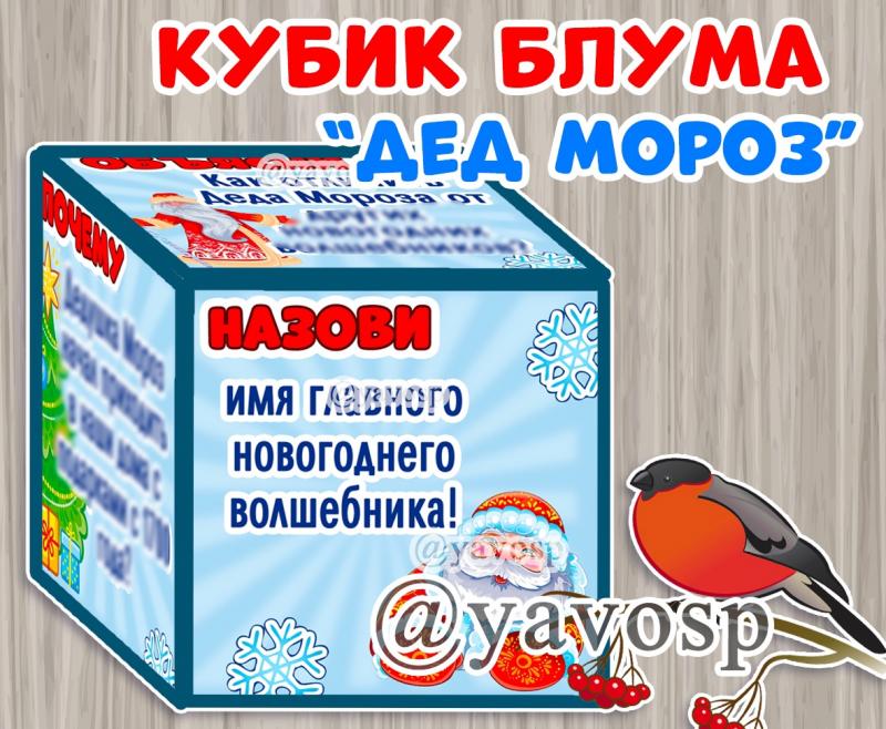 Кубик Блума "Дед Мороз"
