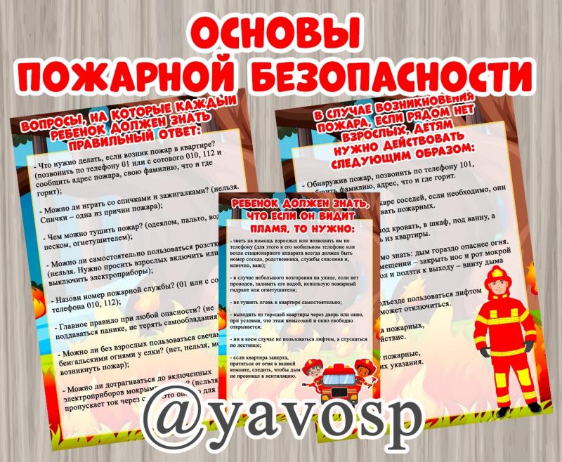 Основы пожарной безопасности