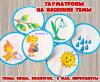 Тауматропы на весенние темы ()