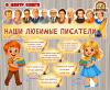 Оформление ко дню поэзии "Наши любимые писатели" (оформление, оформление окна)